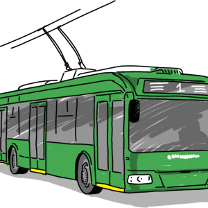 Trolleybus PNG