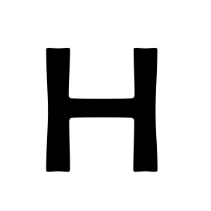 Letter H PNG