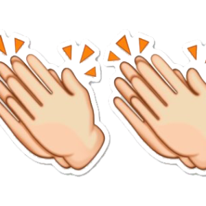 Clapping hands PNG