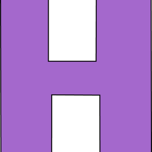 Letter H PNG