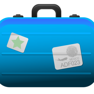 Baggage, trolley bag PNG
