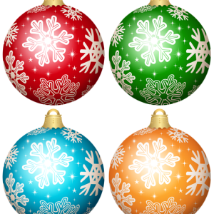 Christmas balls baubles