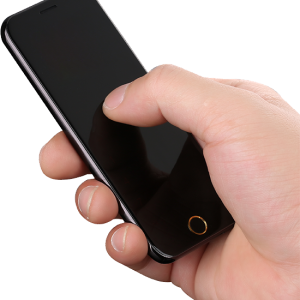 Phone in hand PNG