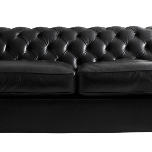 Black sofa PNG image