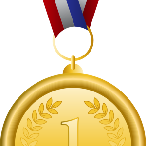 Gold medal PNG