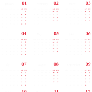 Calendar 2023 PNG