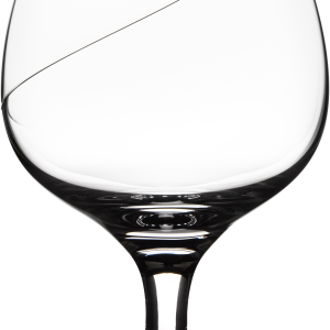 Empty wine glass PNG image