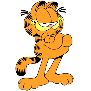 Garfield PNG drawing
