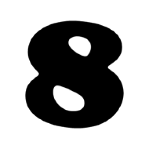 number 8 PNG