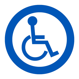 Disabled handicap symbol PNG