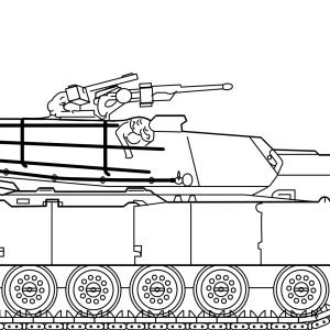 M1 Abrams tank PNG
