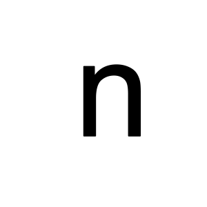 Letter N PNG