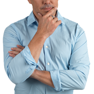 Thinking man PNG