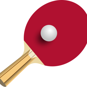 Ping Pong racket PNG image