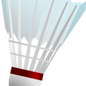 Badminton volant PNG image