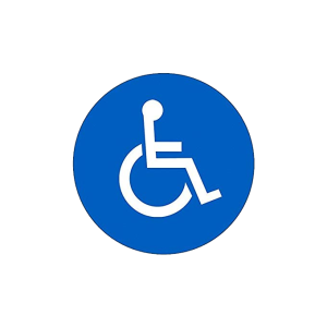 Disabled handicap symbol PNG