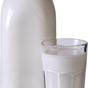milk glass bottle PNG