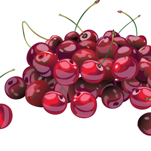 red cherry PNG image, free download