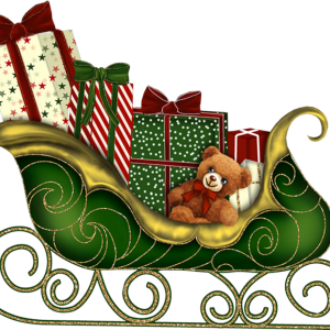 Santa sleigh PNG