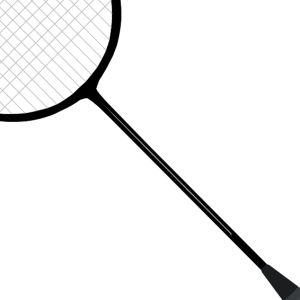 Badminton racket PNG image