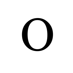 Letter O PNG