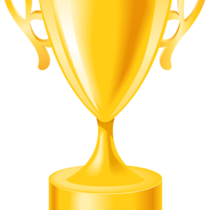 Award trophy cup