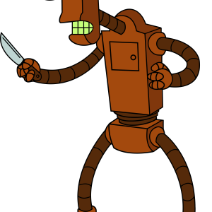 Futurama robot PNG