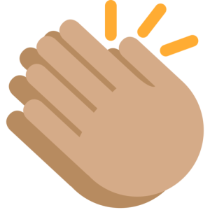 Clapping hands PNG