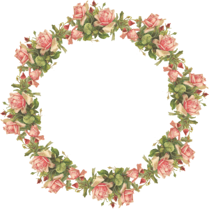 Floral frame PNG