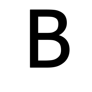 Letter B PNG