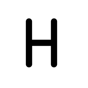 Letter H PNG