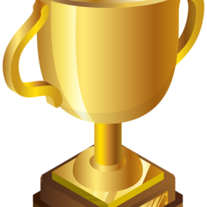 Award trophy cup