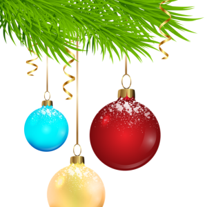 Christmas balls baubles