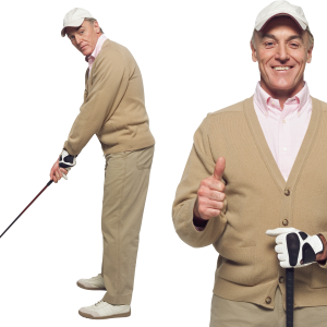Golf player PNG