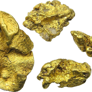 Gold nuggets PNG image