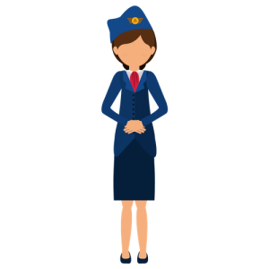 Stewardess PNG