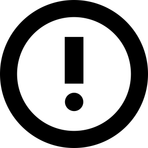 Exclamation mark PNG