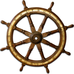 Ship's wheel, rudder PNG