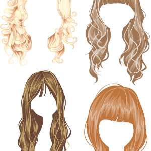 Hair wig PNG