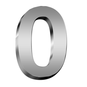 number 0 PNG image