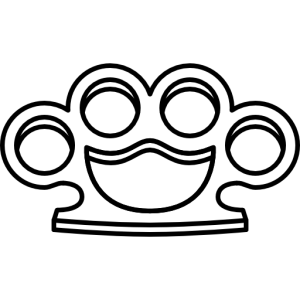 Brass knuckles PNG