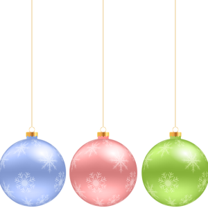 Christmas balls baubles