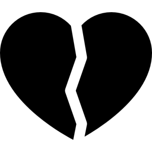 Broken heart PNG