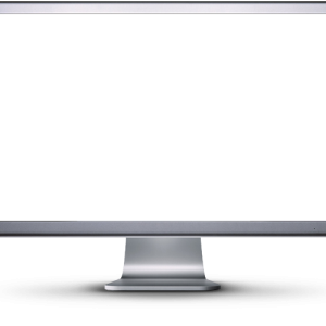 Monitor Apple transparent LCD PNG image