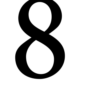 number 8 PNG