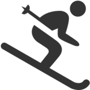 Skiing PNG