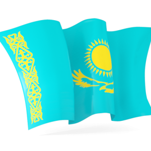 Kazahstan flag PNG