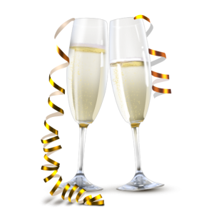 Champagne glasses PNG