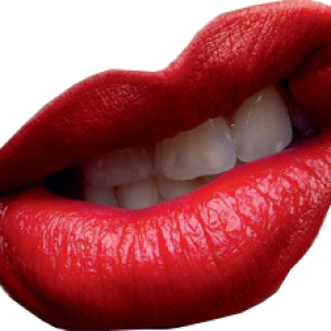 Red lips PNG image