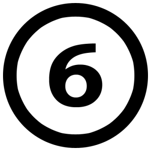 Number 6 PNG